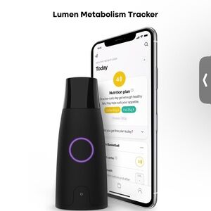 Black Metabolism Tracker with Smartphone Compatibility